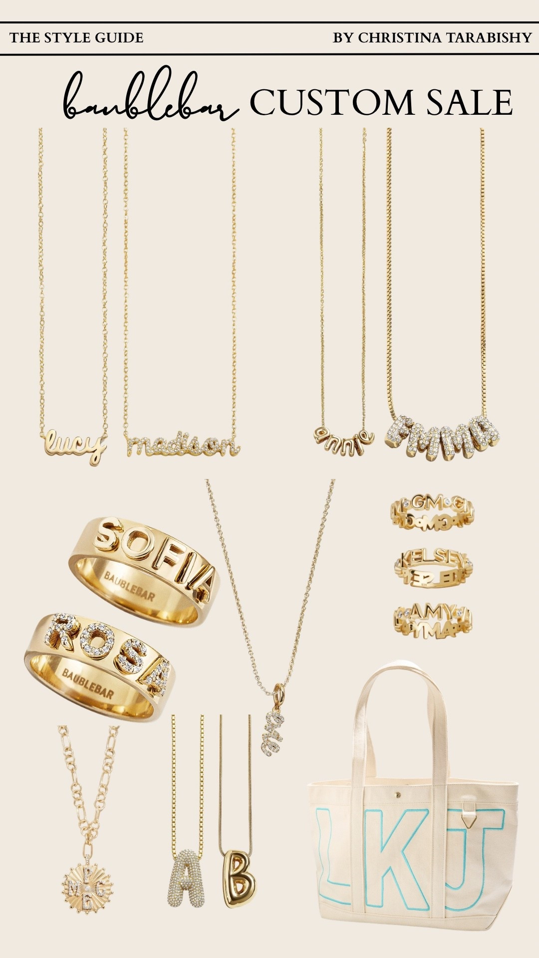 The Bauble Bar custom sale has started! 