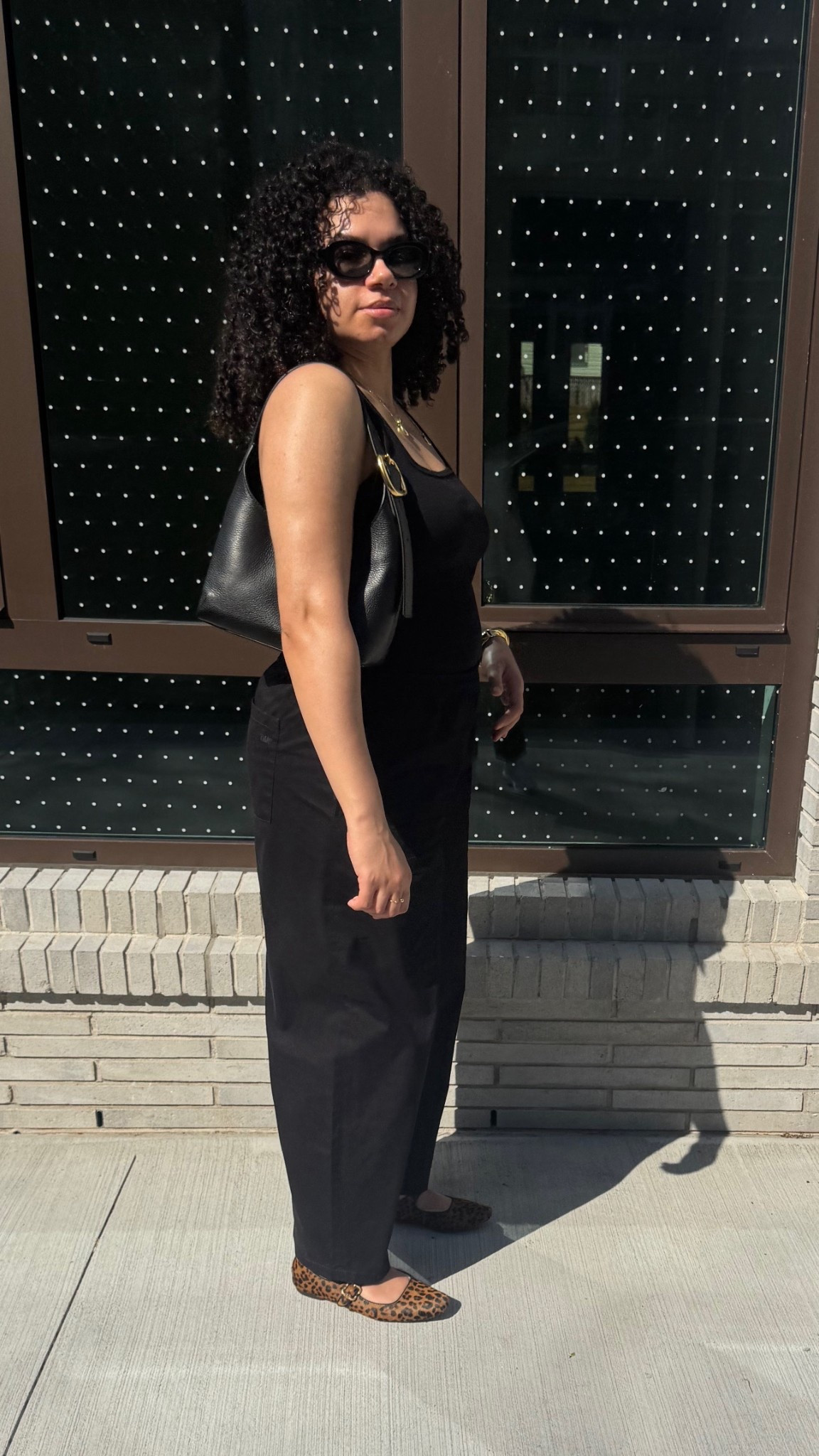 top and pants: large
bag is old and can’t be linked 

all black outfit, barrel pants, summer outfit, Aritzia barrel pants, spring outfits 2026 

#LTKootd #LTKMidsize