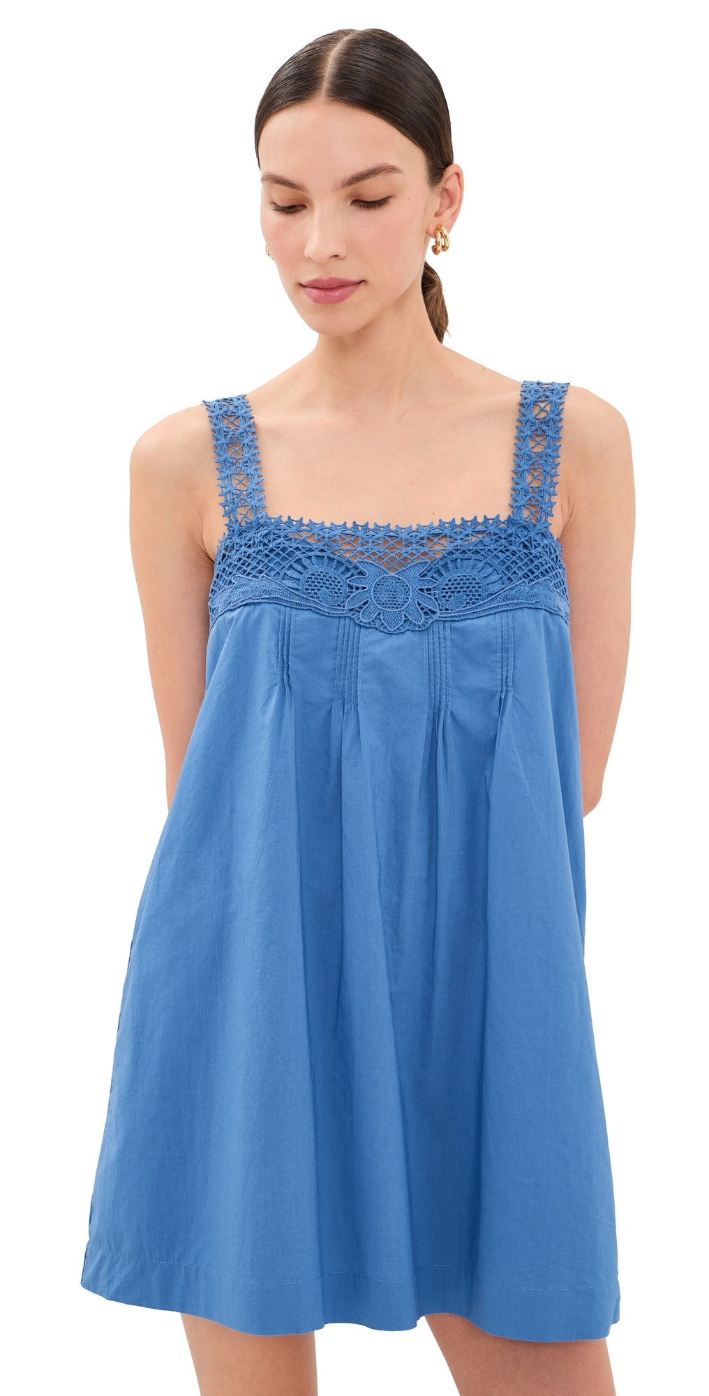 POSSE Veda Mini Dress Azure XS | Shopbop