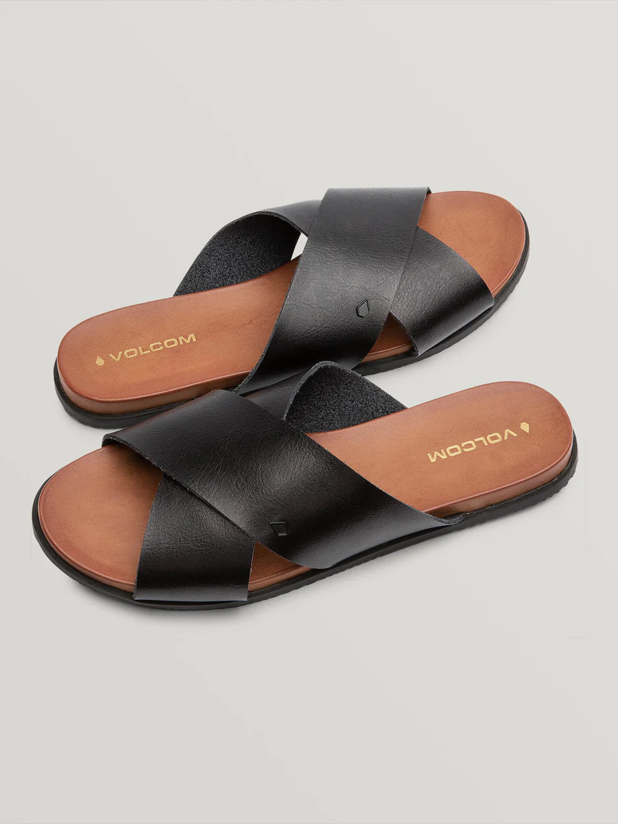 Double Cross Sandals - Black | Volcom.com