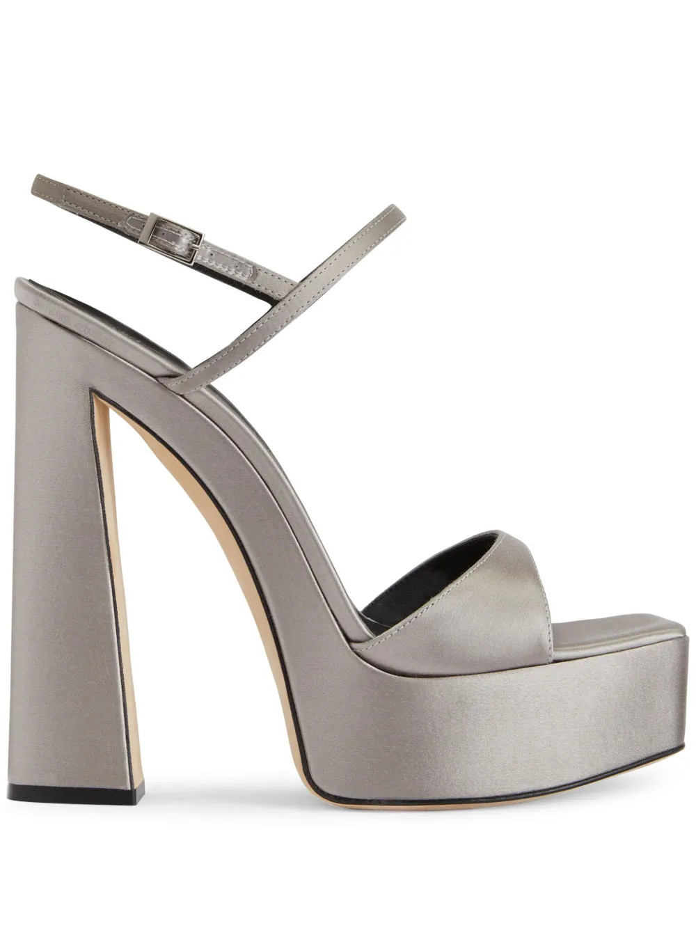 Giuseppe Zanotti Sylvy 145mm Satin Platform Sandals - Farfetch | Farfetch Global