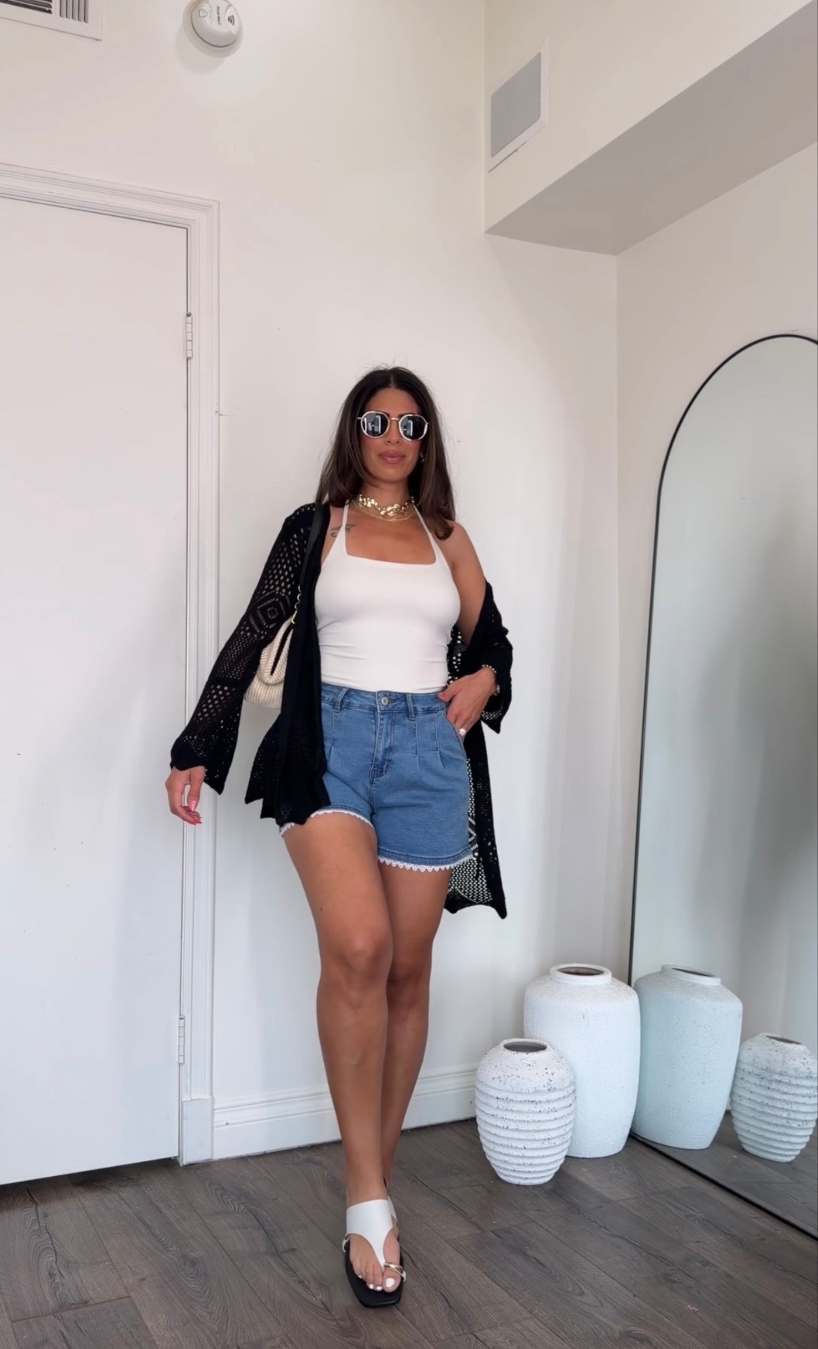 Casual and easy spring outfit idea! Wearing medium in these shirts, they’re so stretchy 

#LTKootd #LTKMidsize #LTKSeasonal