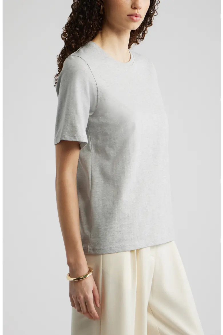 Relaxed Fit Pima Cotton Crewneck T-Shirt (Women) | Nordstrom | Nordstrom