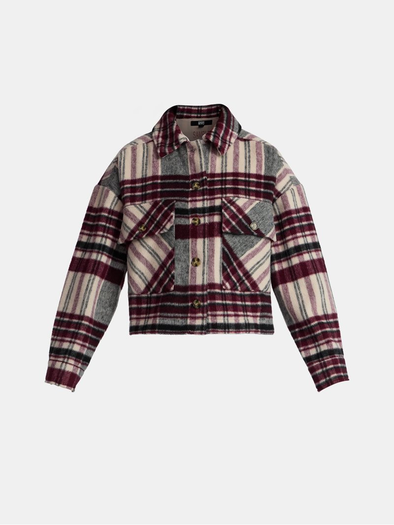 Madden NYC Women’s Plaid Jacket, Midweight, Sizes XXS-XXL | Walmart (US)