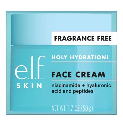 e.l.f. Holy Hydration Face Cream Fragrance Free - 1.8oz | Target