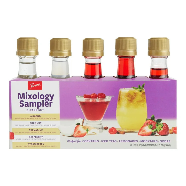 Torani Mini Mixology Syrup Sampler 1.69 oz. 5 each | Walmart (US)