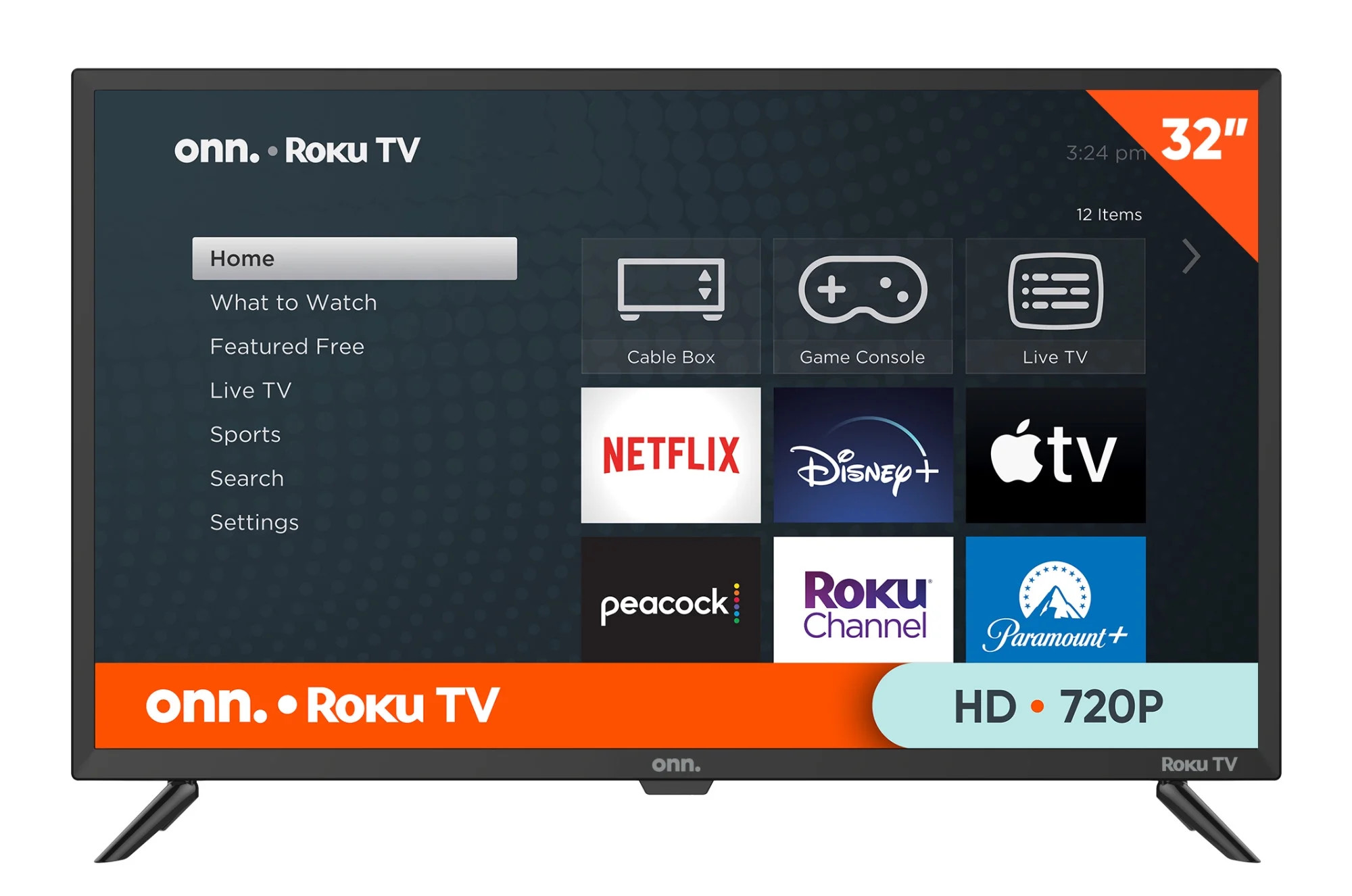 onn. 32” Class HD (720P) LED Roku Smart Television (100012589) | Walmart (US)