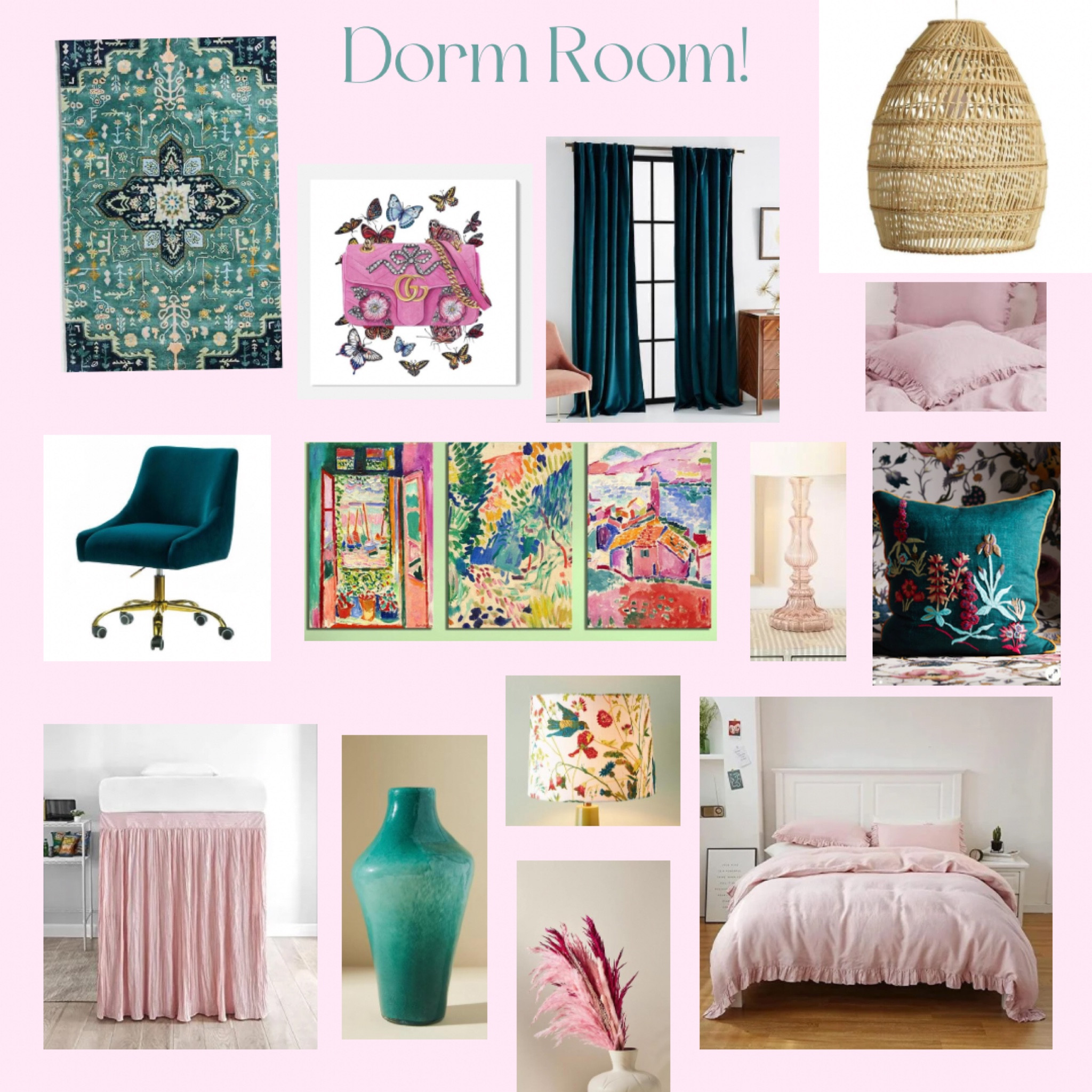 i have been obsessed with these two colors lately and they would look so good in a dorm!! (you can't link dorm decor but get a dutch euro from them for sure!)