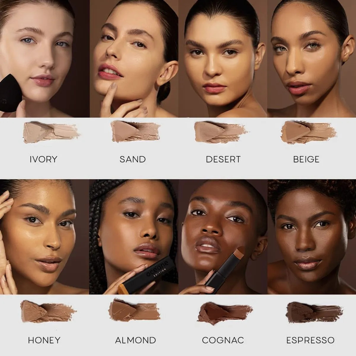 Base Em Bastão Escura Semi-Matte - Foundation Stick Honey Océane Edition 8g - Maquiagens e cosm... | Oceane (BR)