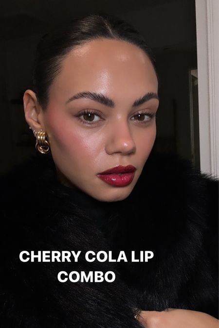 cherry cola red lip combo 

#LTKbeauty #LTKSeasonal #LTKstyletip