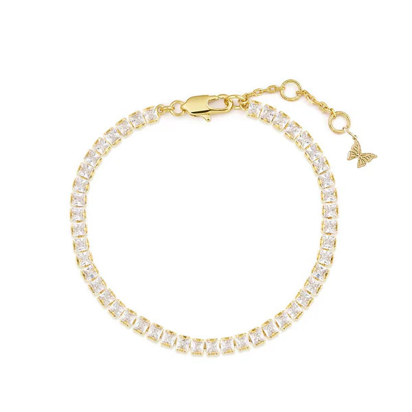 CZ Princess Tennis Bracelet | Adina Eden
