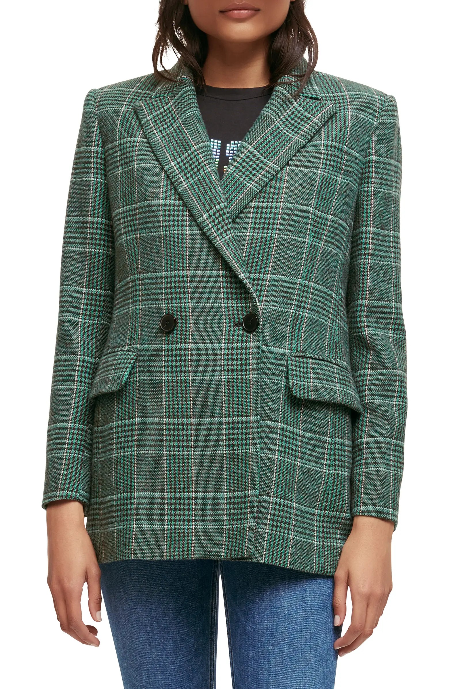 maje Vislanda Plaid Jacket | Nordstrom | Nordstrom