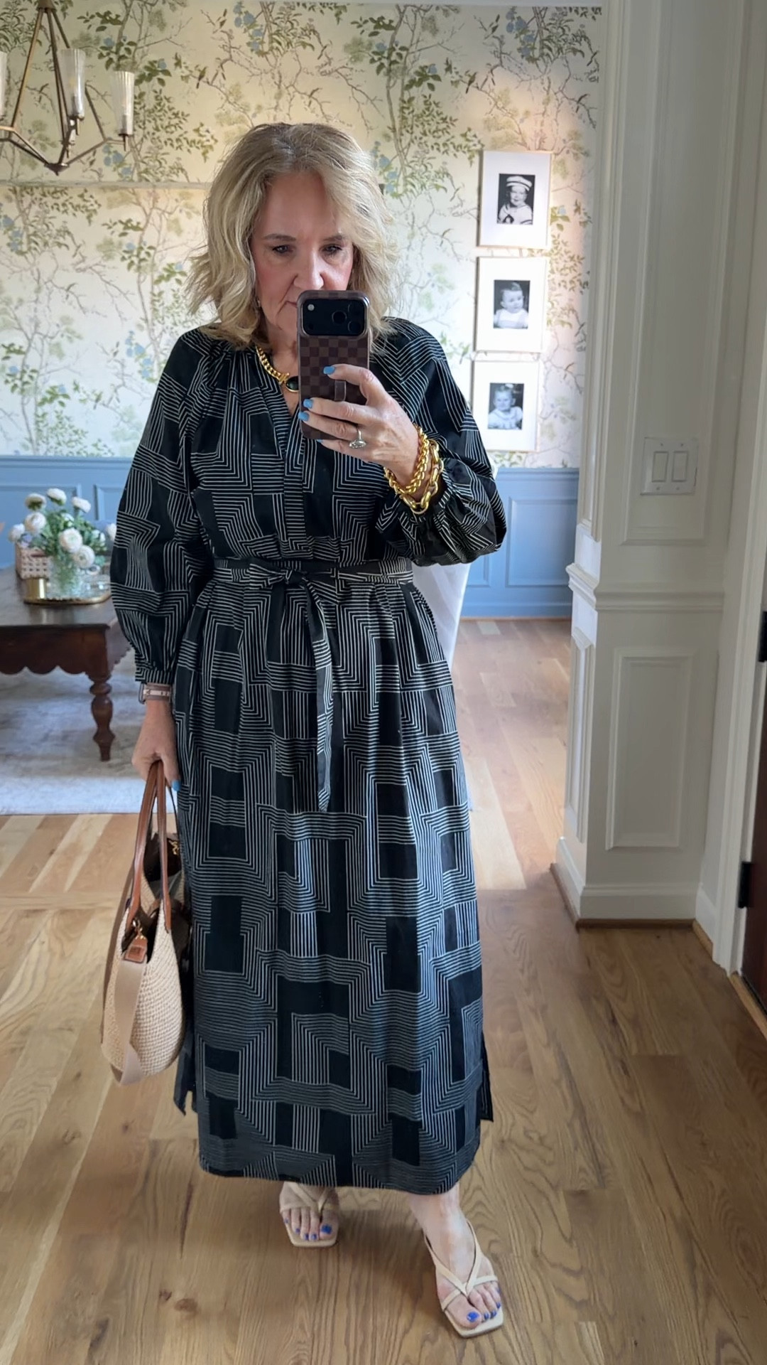 I’m wearing the s/m and it’s still generous 
10% off my bag code NANETTE 

#LTKSeasonal #LTKSaleAlert #LTKOver40