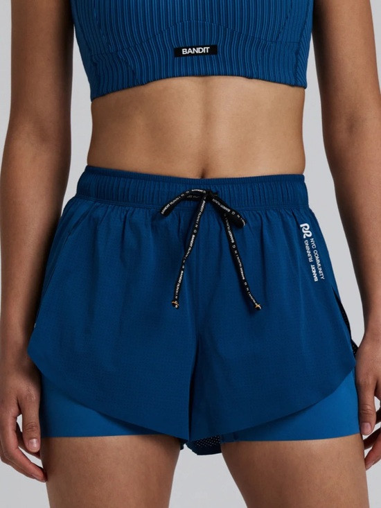 Bandit WOMEN'S VENTO 2-IN-1 RUN SHORT - INK BLUE / AEGEAN | Poshmark