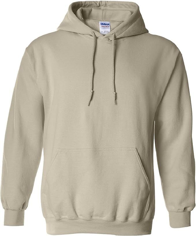 Hooded Pullover Sweat Shirt Heavy Blend 50/50 7.75 oz. by Gildan (Style# 18500) | Amazon (US)