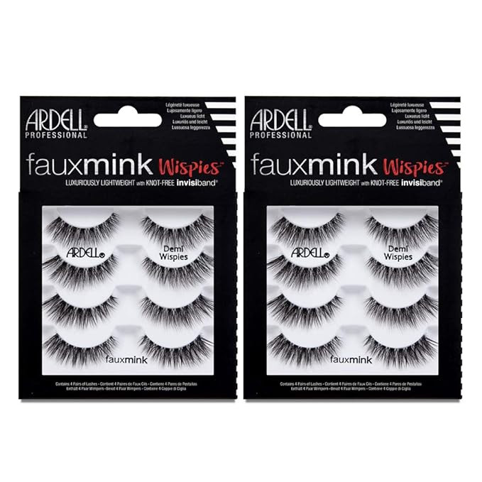 Ardell Faux Mink Lashes Demi Wispies False Eyelashes Multipack, Natural Look Lashes for Everyday ... | Amazon (US)