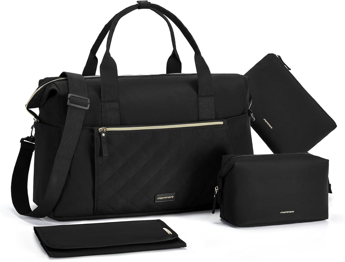 mommore Diaper Bag Tote Mommy Bag for Hospital Large Capacity Maternity Bag Water-Resistant Diape... | Amazon (US)