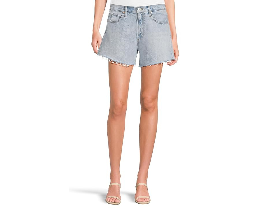 Paige Archie Shorts Raw Hem in Tayce Distressed Women's Shorts Tayce Distressed : 30 4.5, Cotton/Denim/Lyocell | Zappos