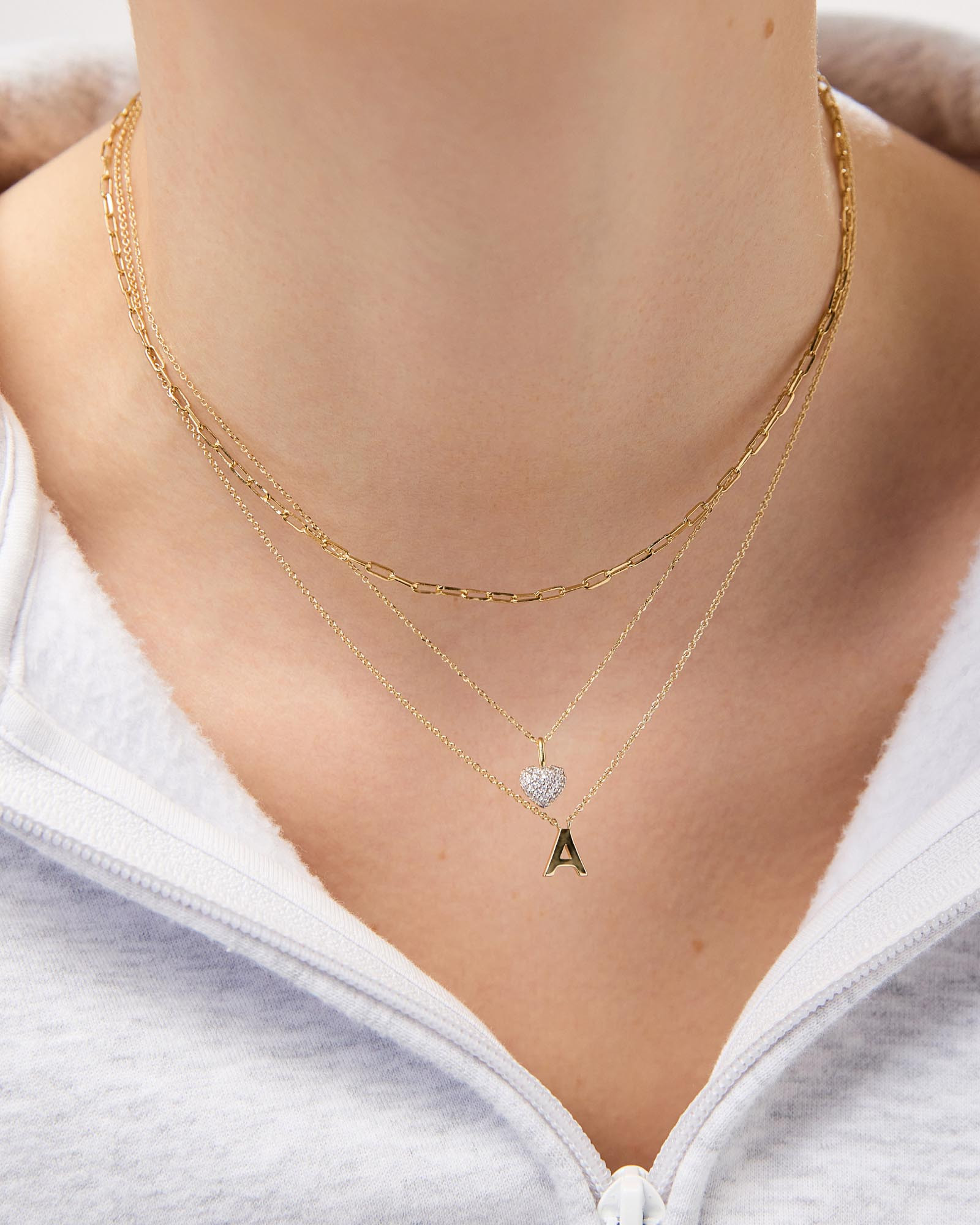 Shop Gold Initial Letter Necklace | Ana Luisa