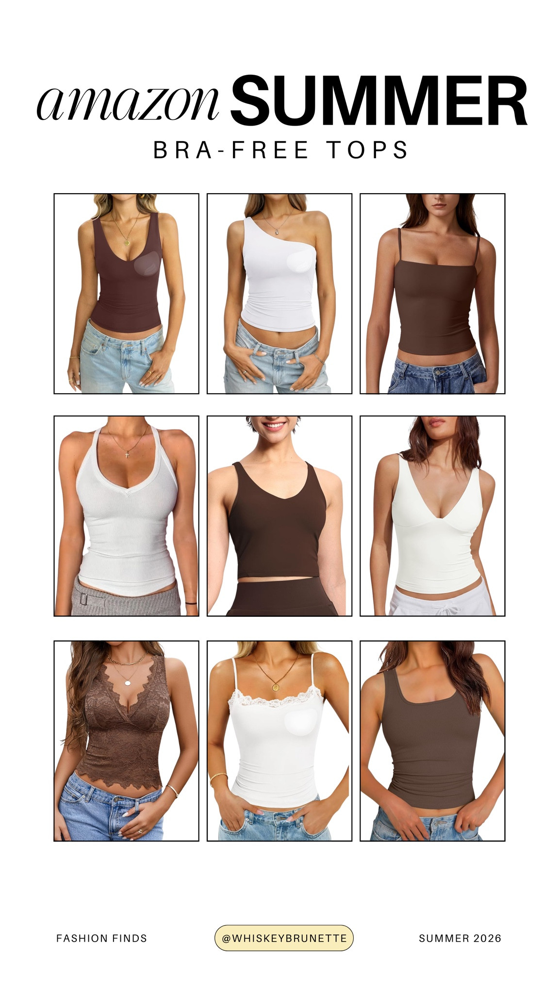 Amazon women’s bra free tops

Built-in bra tops
Bra-free summer outfits
Supportive tank tops
Double-lined camis
Seamless crop tops
Shelf bra camisoles
Ribbed knit tanks
Lounge tops with support
No bra needed basics

#LTKSeasonal #LTKSaleAlert