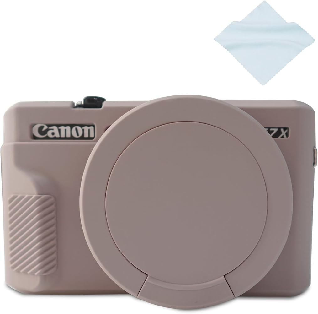 G7X Mark II Camera Case, G7X Removable Lens Cover Silicone Cover for Canon PowerShot G7X ii, G7X ... | Amazon (US)