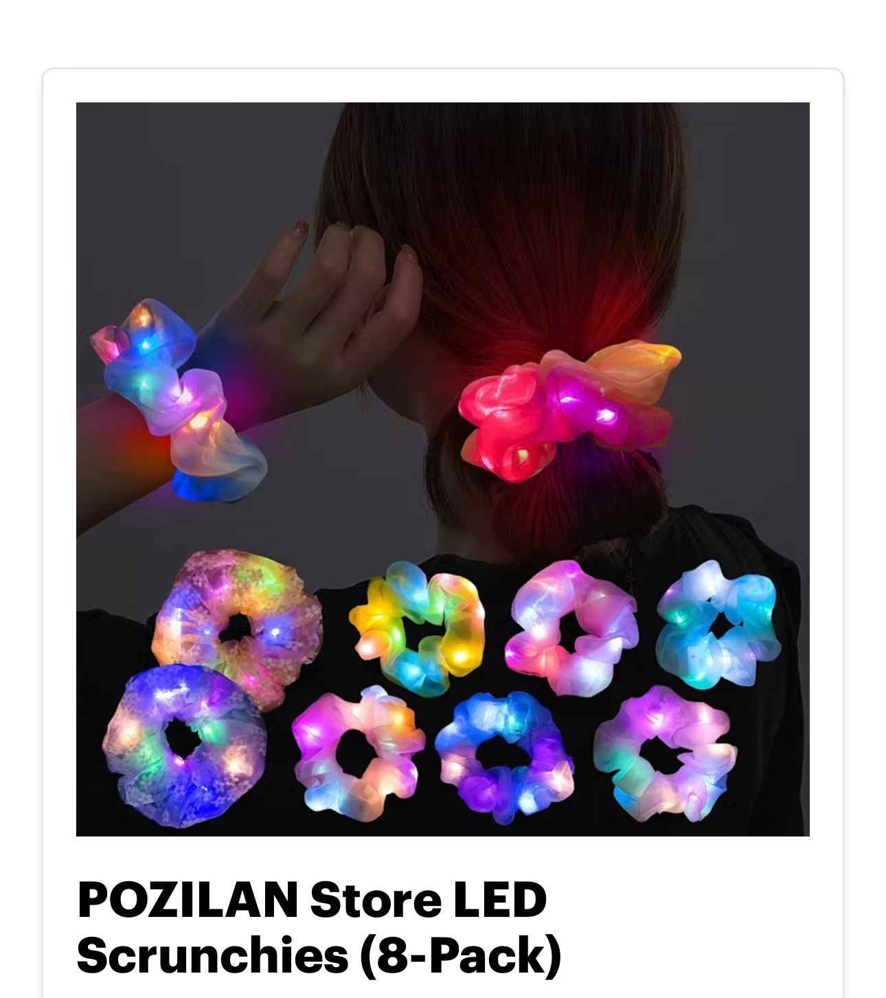 Fun stocking stuffer! LED scrunchies 💡 
Under $15 🏷️ 

#LTKHoliday #LTKGiftGuide #LTKBeauty