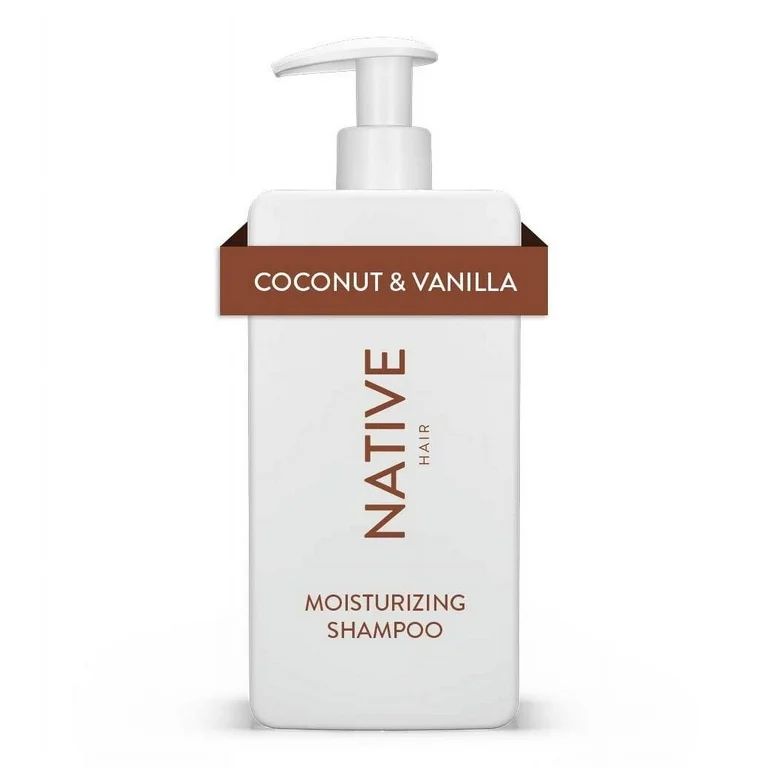 Native Moisturizing Shampoo, Coconut & Vanilla, Sulfate & Paraben Free, 16.5 oz | Walmart (US)