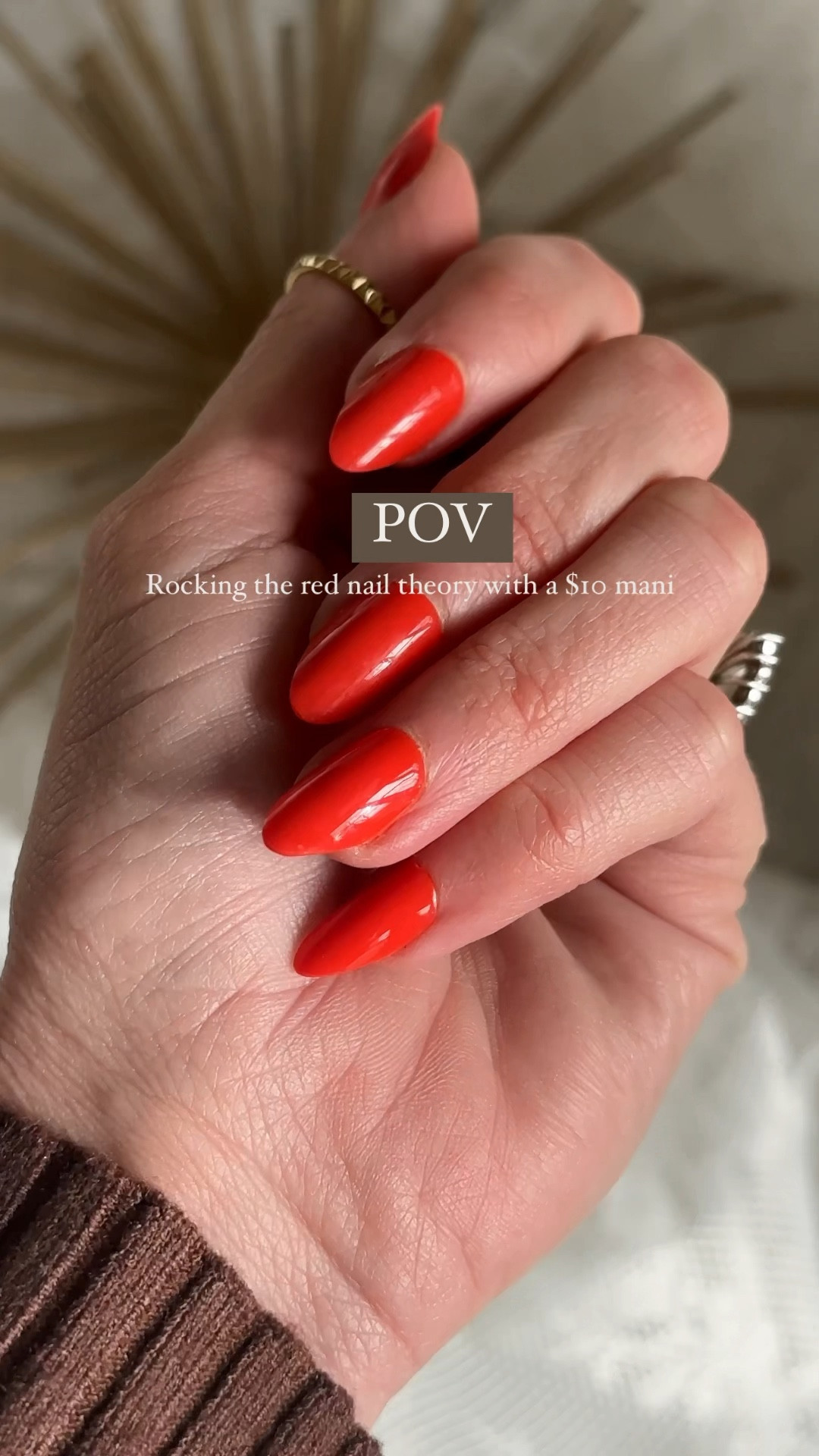 Red Nail Inspo - $10 Mani #giftedproducts

🔗 Comment LINK to shop these press ons on my LTK before they sell out 👀

🥰 I’ve fallen in love with these almond shaped press on nails in spicy orangey red.

I mean seriously talk about the perfect shade for all year round 😍

This is my favorite brand of glue on nails lasting me 10-14 days (+ their glue is non damaging & tons of nail bed sizes)

Do you believe in the red nail theory? 🙃
.
.
.
.
.
.
.
.
.

Olive and June press On nails | press on nail inspo | nail design inspo | spring & summer nail ideas
#oliveyourmani #oliveandjune

#LTKbeauty #LTKMostLoved #LTKVideo