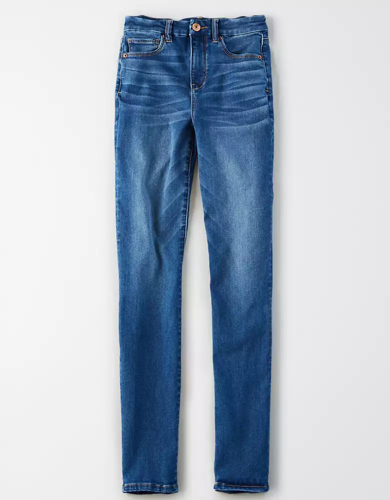 AE Ne(X)t Level Curvy High-Waisted Skinny Jean | American Eagle Outfitters (US & CA)
