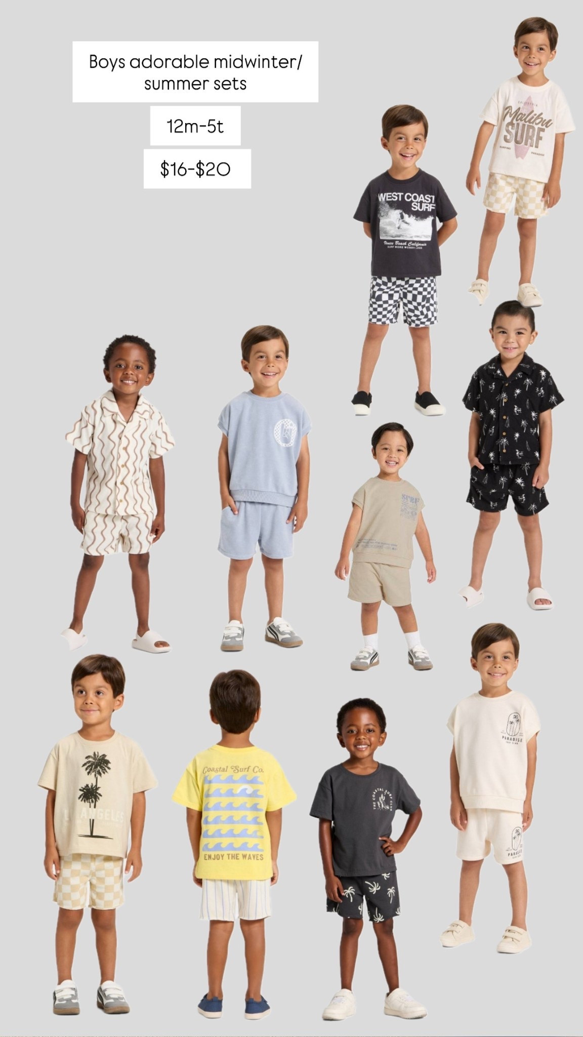 12m-5t summer/winter break 
$16-$20

#LTKKids #LTKmomlife #LTKTravel
