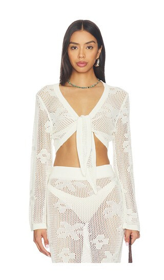 SNDYS Terra Reversible Top in Cream. Taglia XS. Also in S, M, L, XXL. | Revolve Clothing (Global)