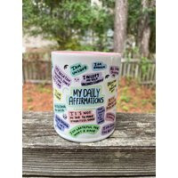 Daily Affirmations, Affirmations Mug, Motivational Self Care Love Mug Positive Quote Mugs With Sayings Gift For Daughter | Etsy (US)