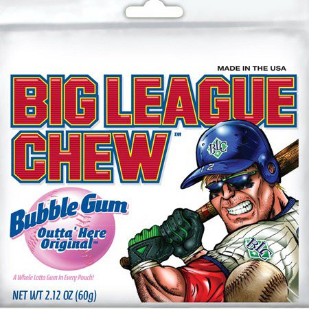 Big League Chew, Outta' Here Original, 2.12 Oz, 12 Ct | Walmart (US)