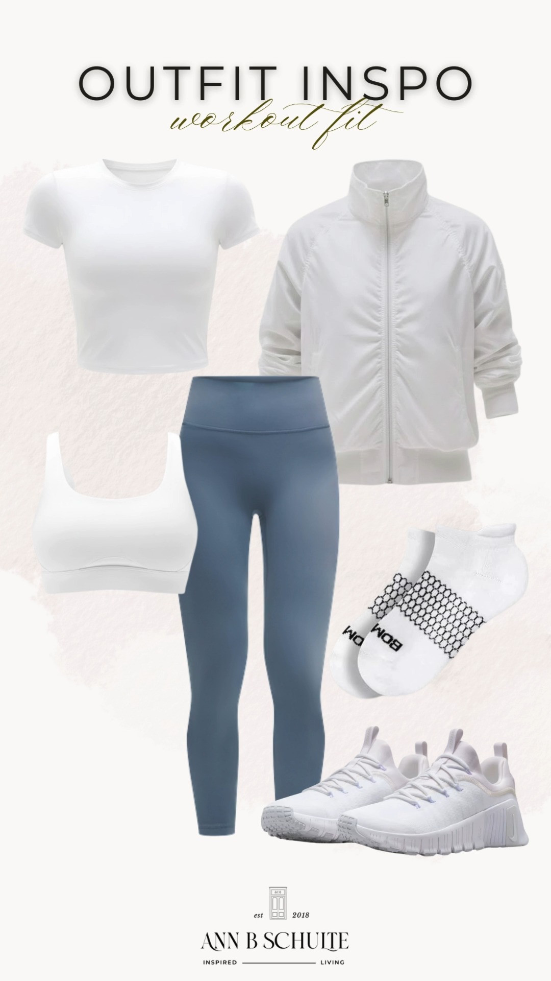 Workout fit inspo that’s as strong as your playlist. Comfy, flattering pieces built to move with you and boost your mood. 💪🤍🖤 #WorkoutOutfit #LTKFit #Athleisure #LTKFashion #StyleInspo #Activewear #OOTD #ChicComfort #GymStyle #EverydayStyle 

 #LTKootd #LTKActive