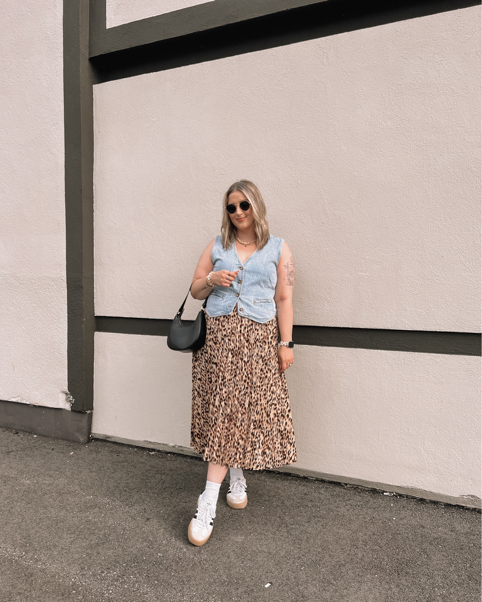 Obsessed with this leopard skirt from Amazon! I sized up to an XL for length (I’m 5’8) but I’d say stick with your usual size if you’re shorter. Wearing a large in the denim vest. My adidas sambas are super comfy but size down!


#LTKmidsize #LTKcanada #LTKautumn