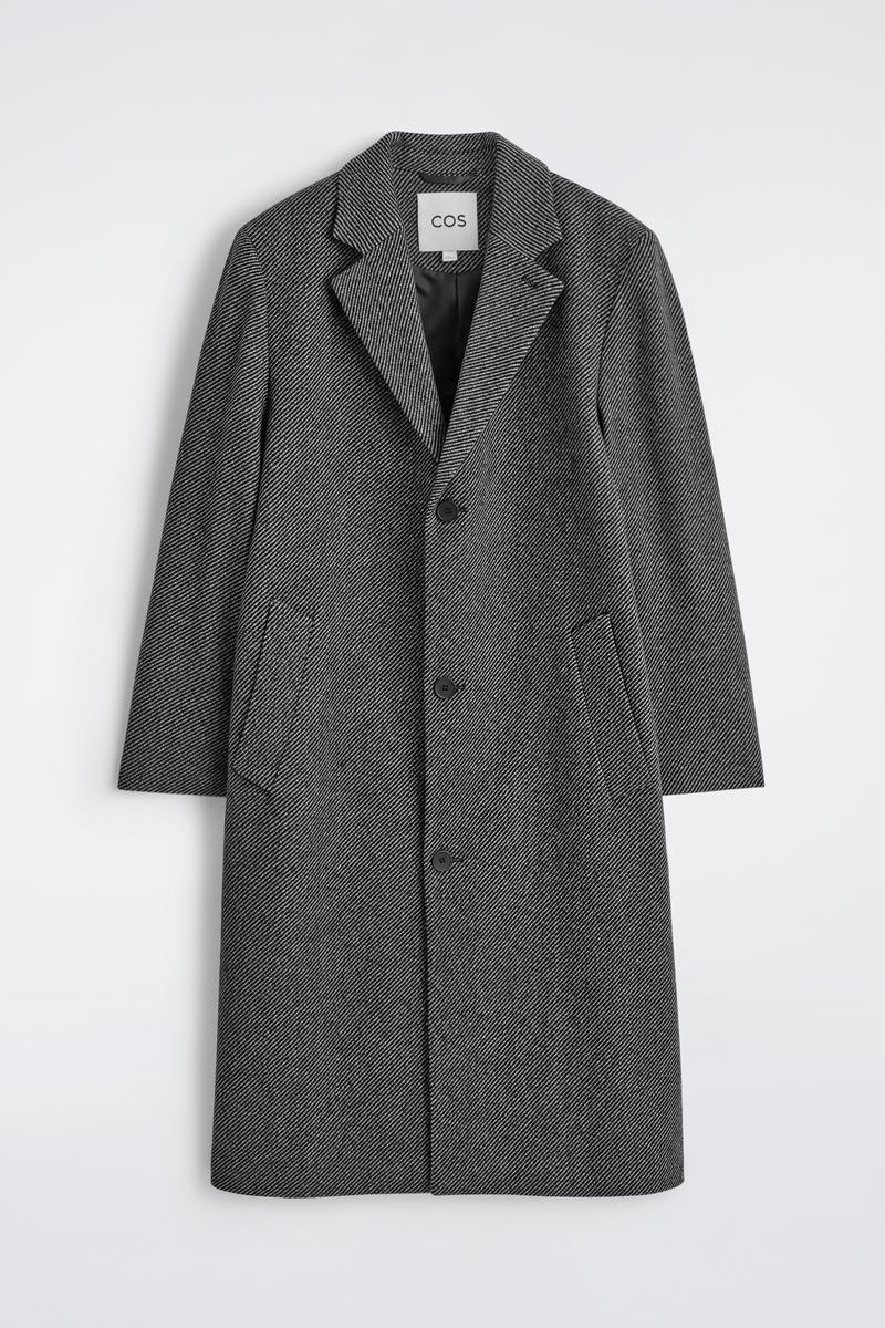 Single-Breasted Wool Long Coat | COS (US)