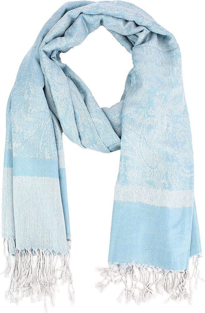 PASKMLNA Paisley Jacquard Pashmina Shawl Wrap Scarf Stole | Amazon (US)