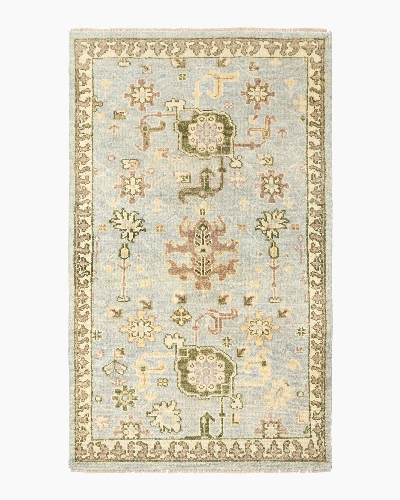 Quince | Saoirse Hand-Knotted Wool Rug in Tan, Size 3' x 5' | Quince
