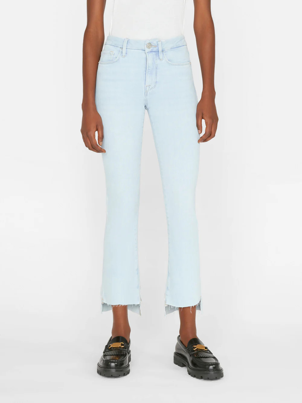 Le Crop Mini Boot -- Clarity | Frame Denim