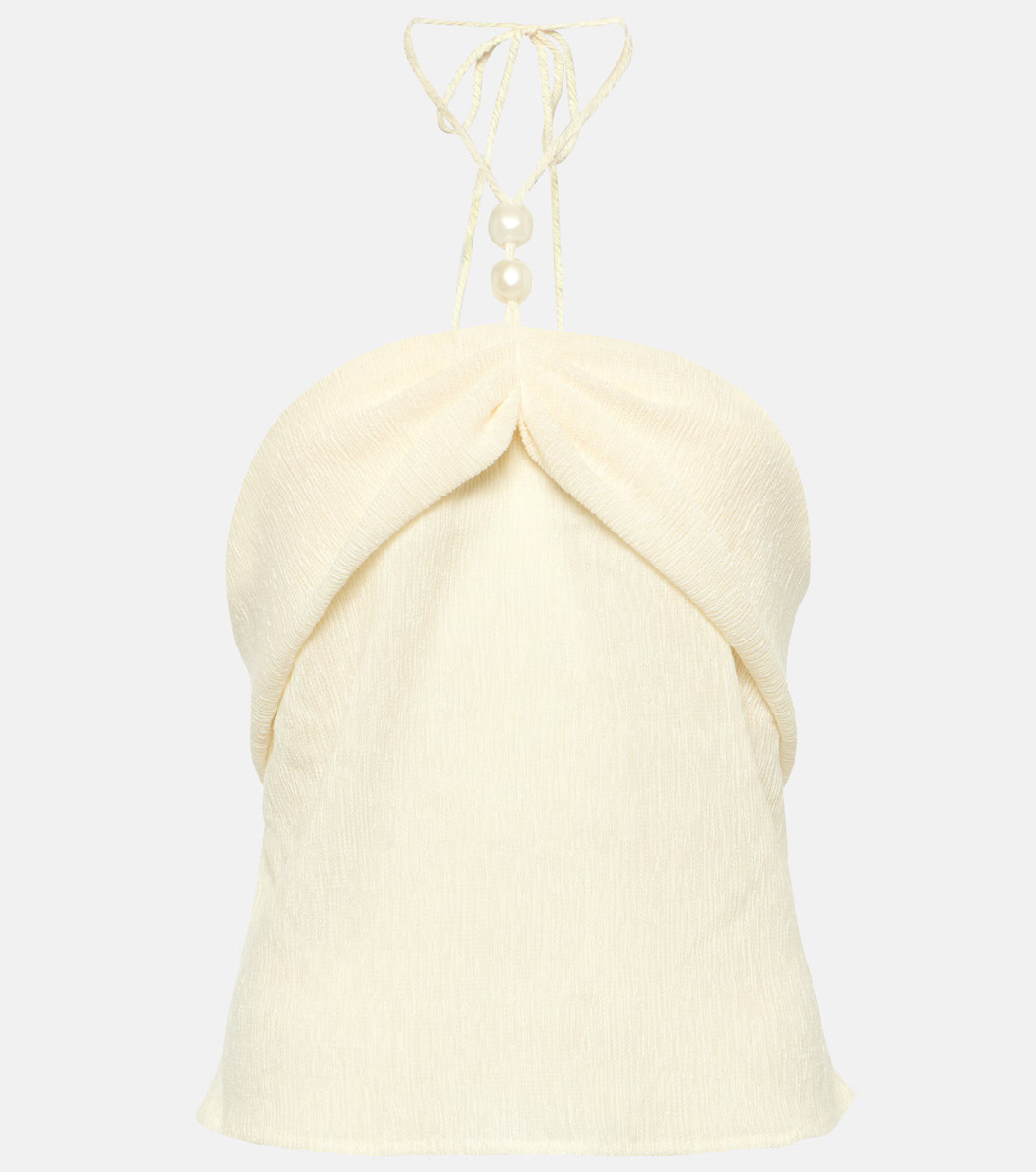 Embellished halterneck top | Mytheresa (UK)