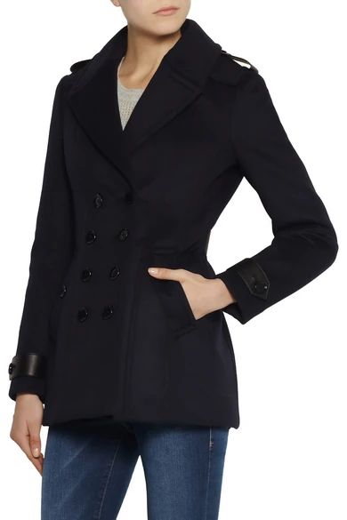 Wool and cashmere-blend peacoat | NET-A-PORTER (UK & EU)