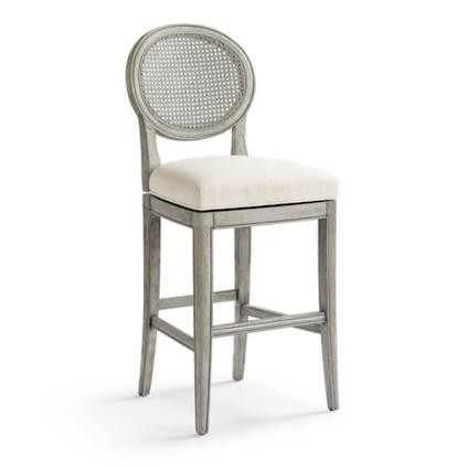 Georgia Cane Swivel Bar and Counter Stool | Frontgate