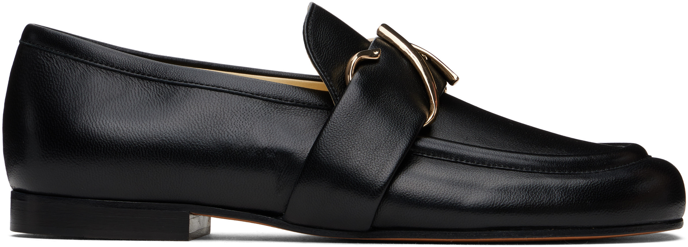 Proenza Schouler Black Monogram Loafers | SSENSE
