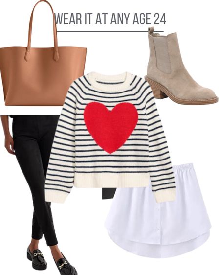 Here’s another way to style this striped heart sweater - Jen’s curation! Make sure to see the post of us each wearing this sweater as well as Dianne’s alternate look. 

#LTKSeasonal #LTKstyletip #LTKfindsunder50