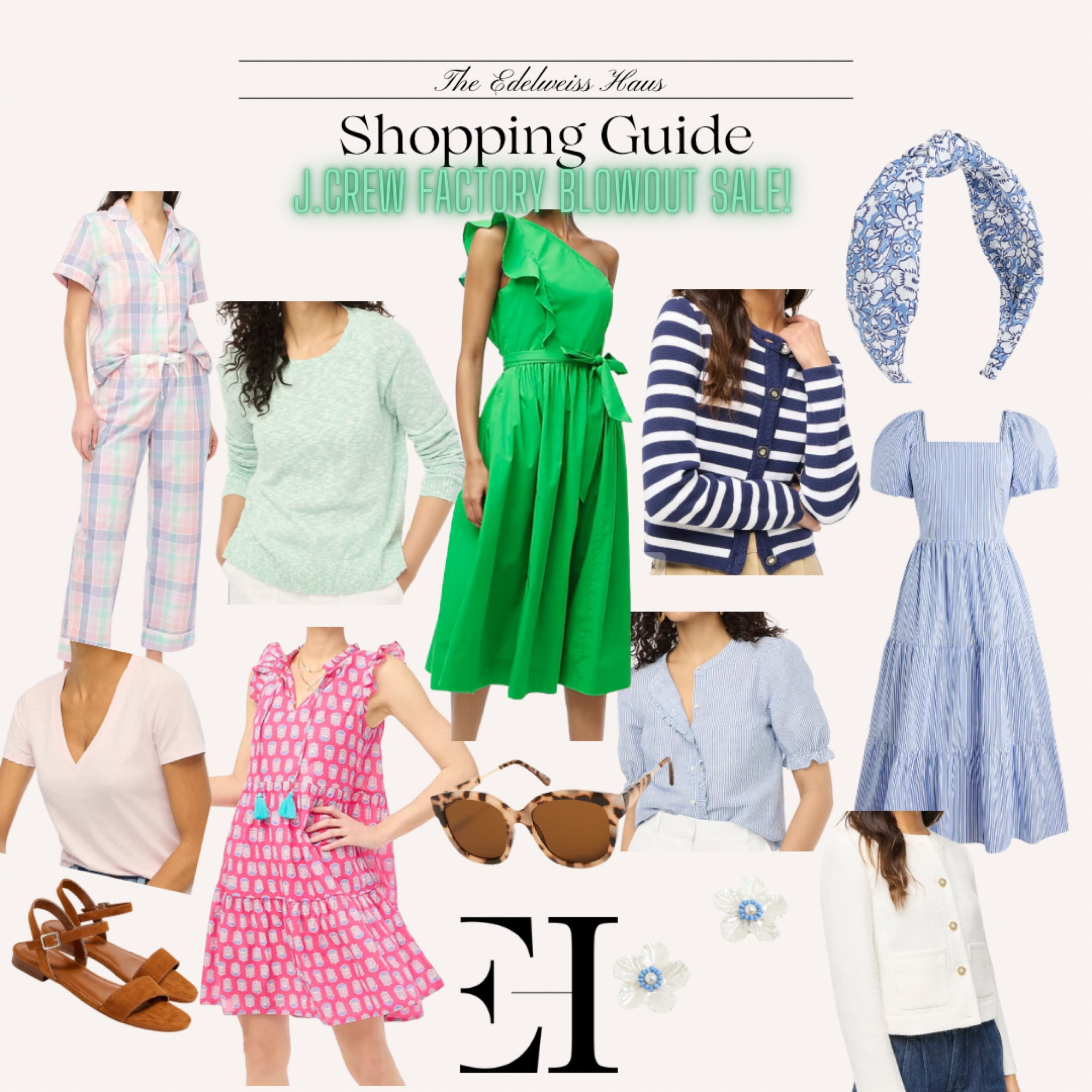 I love me a good J.Crew Factory Sale!!!! Those pajamas are amazing, the sandals I’ve worn through forests, and I’m loving the bright green for summer! 

#LTKsalealert #LTKfindsunder50 #LTKfindsunder100