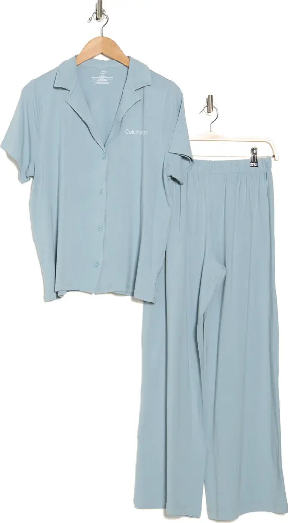 Notch Collar Knit Pajamas | Nordstrom Rack