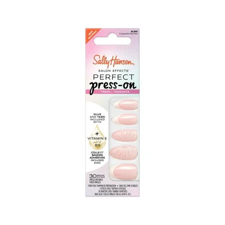 Sally Hansen Salon Effects Perfect Press-on Nails Coquette Me Not Non-Damaging Easy Application | Walmart (US)