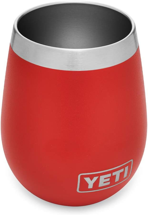 YETI Rambler 10 oz Wine Tumbler, Vacuum Insulated, Stainless Steel | Amazon (US)