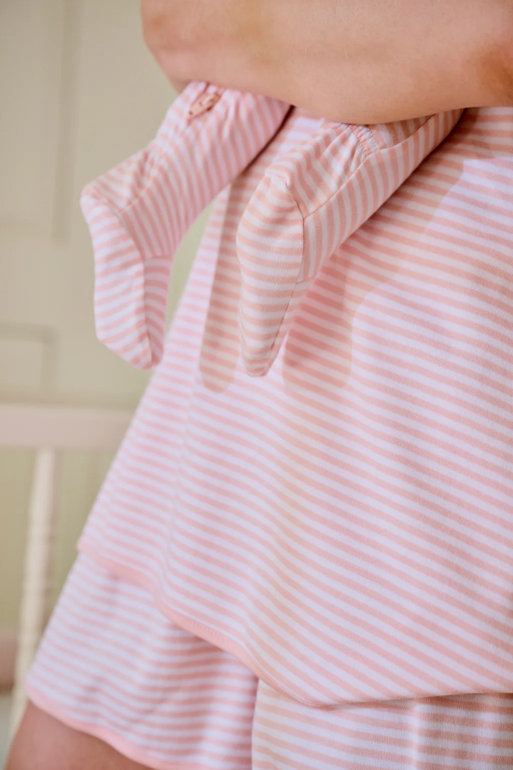 Baby Sleeper in English Rose Stripe | Lake Pajamas