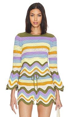 Raie Stripe Sweater
                    
                    Zimmermann | Revolve Clothing (Global)